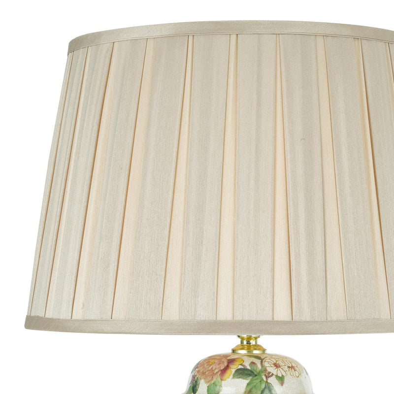 Dar Lighting Peony Table Lamp Floral Design Base Only • PEO4255