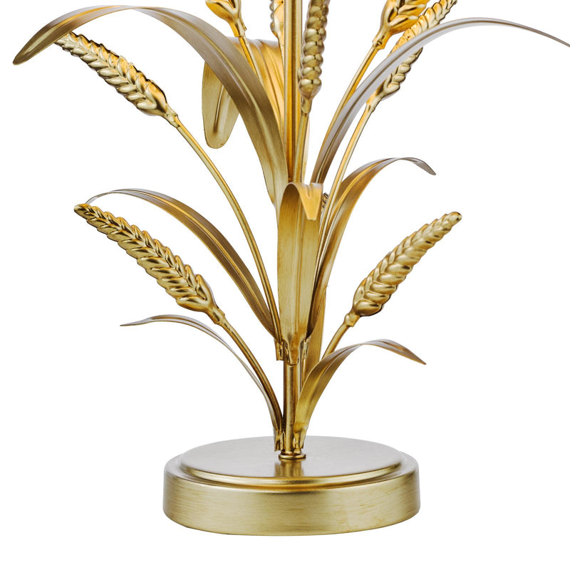 Dar Lighting Phaedra Table Lamp Gold With Shade • PHA4235