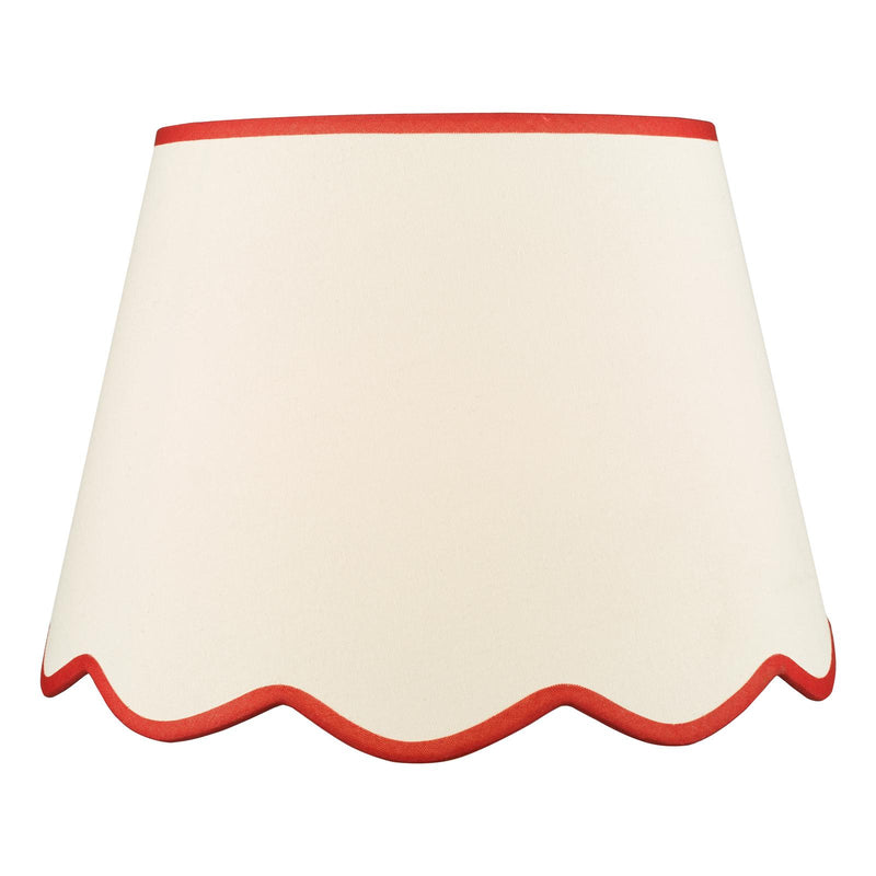 Dar Lighting Poma Natural Linen Tapered Drum Shade 45cm 45cm • POM1825
