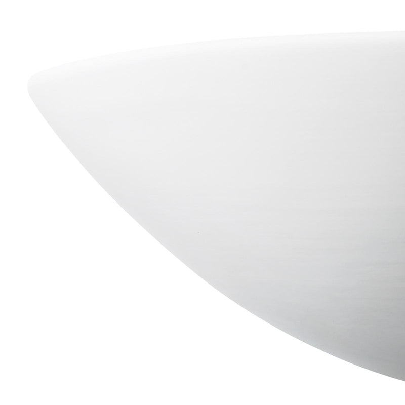 Dar Lighting Radius Ceramic Wall Washer White Unglazed • RAD0748