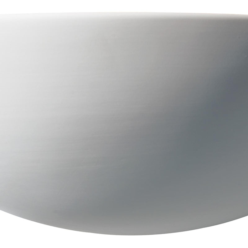 Dar Lighting Radius Ceramic Wall Washer White Unglazed • RAD0748