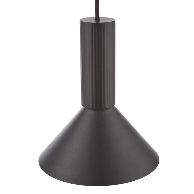 Dar Lighting Ragnar Pendant/Wall Light Satin Black • RAG0122