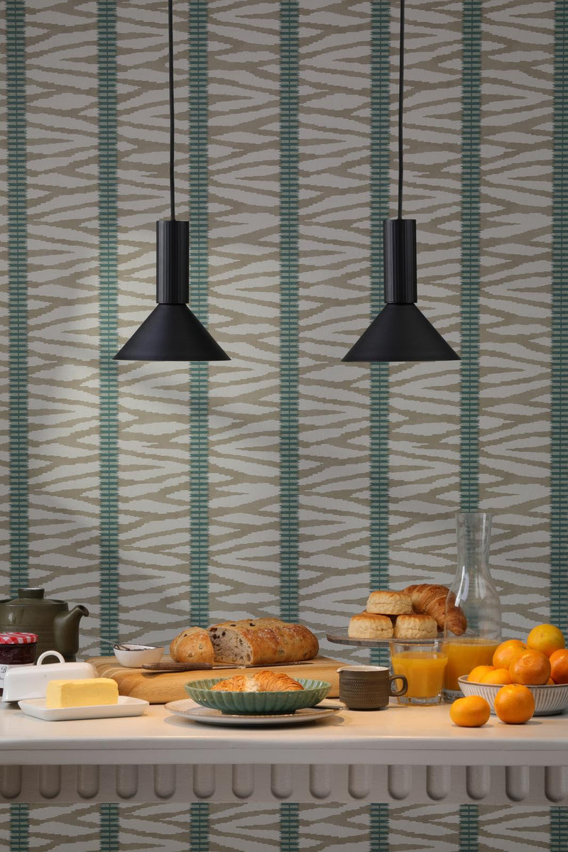 Dar Lighting Ragnar Pendant/Wall Light Satin Black • RAG0122