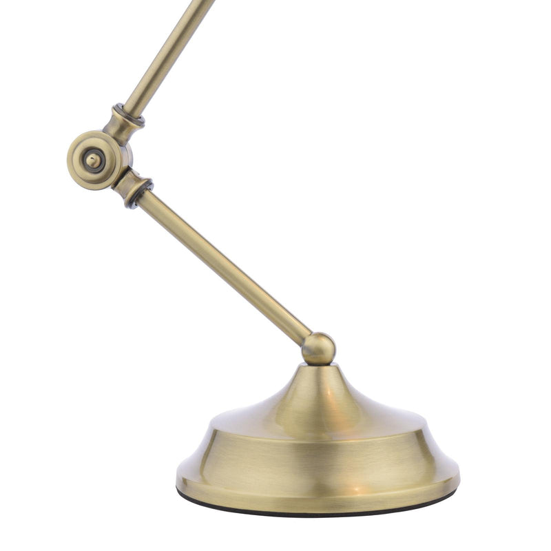 Dar Lighting Ranger Task Table Lamp Antique Brass • RAN4075