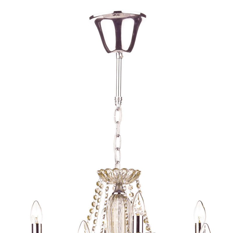 Dar Lighting Raphael 12 Light Chandelier Champagne Crystal • RAP1206
