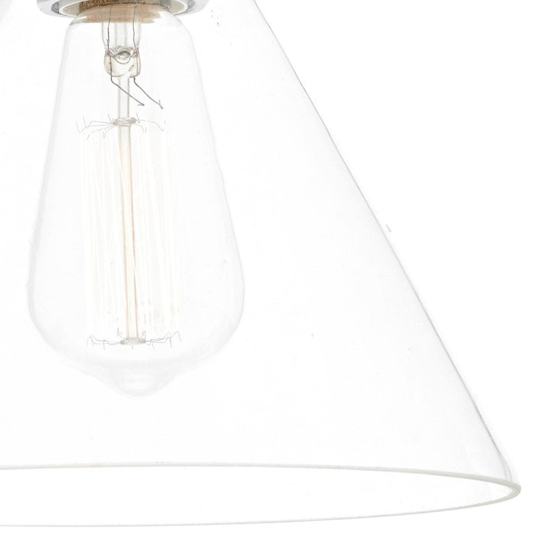Dar Lighting Ray 1 Light Wall Bracket Antique Brass Clear • RAY0775