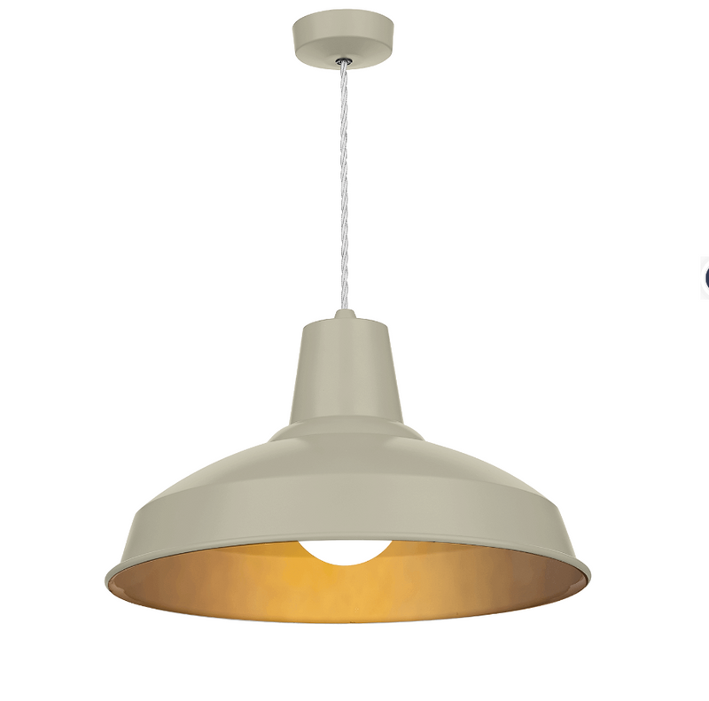 David Hunt Lighting Reclamation 1 Light Pebble/Antique Brass Pendant • REC0199