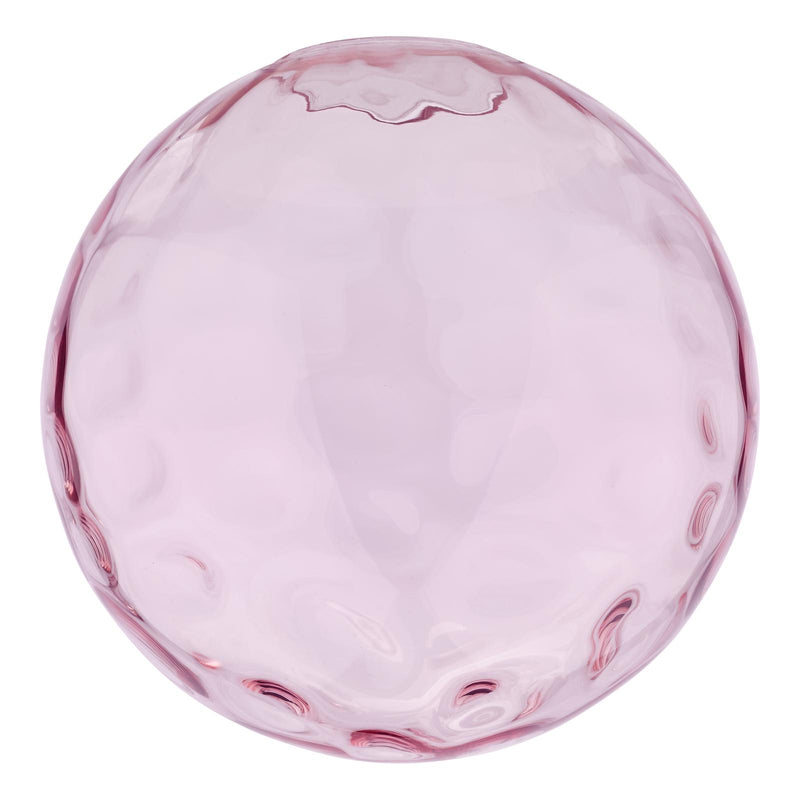 Dar Lighting Ripple Easy Fit Pendant Pink Glass • RIP8803