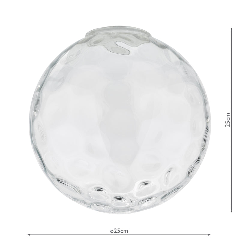Dar Lighting Ripple Easy Fit Pendant Glass • RIP8808