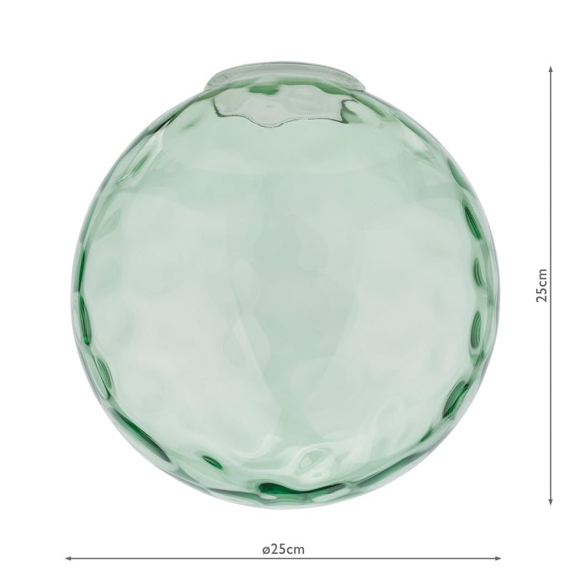 Dar Lighting Ripple Easy Fit Pendant Green Glass • RIP8824