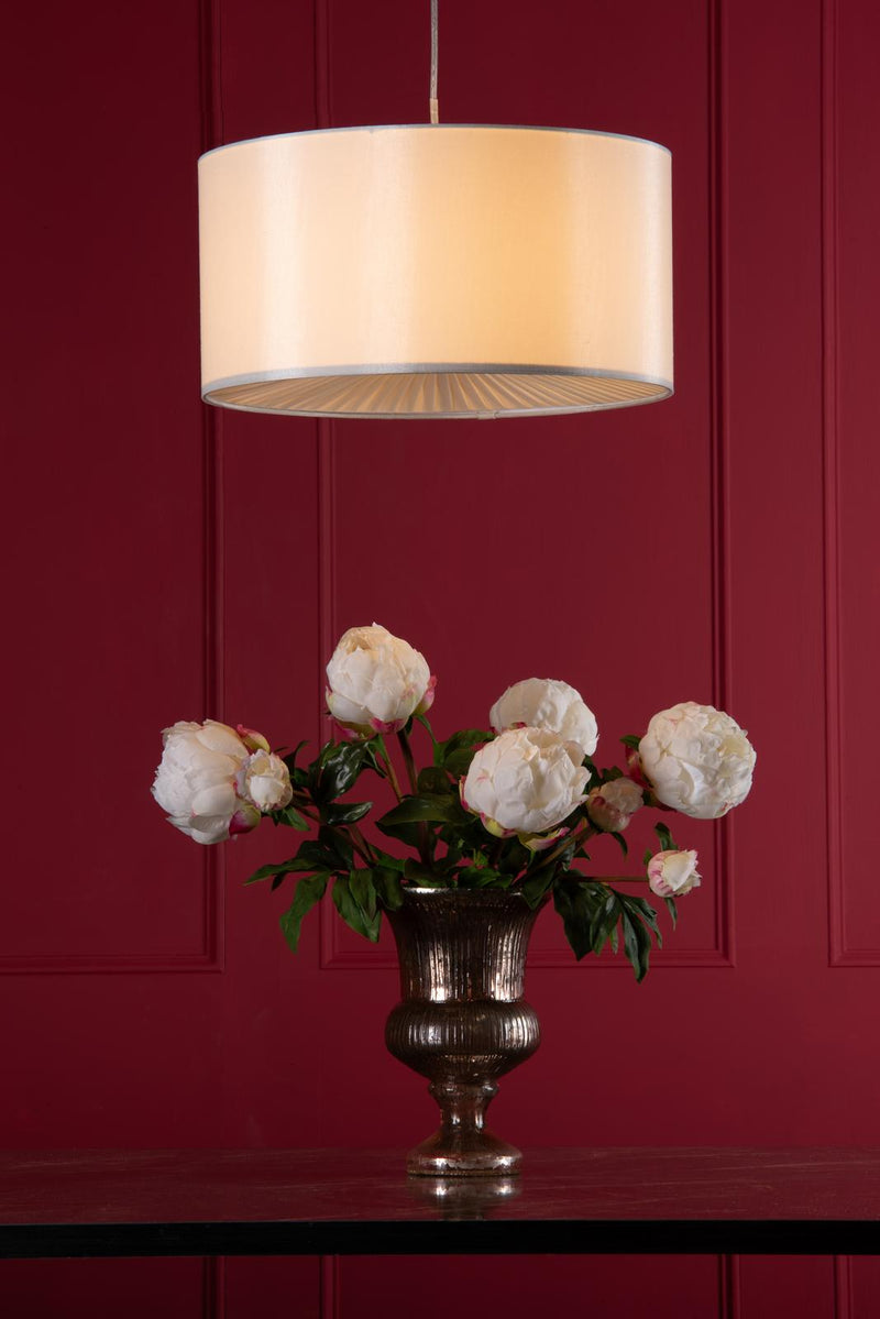 Dar Lighting Rita Non Elec Pendant 2 Tone Cream • RIT6533