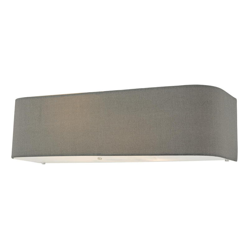 Dar Lighting Ronda 2 Light Wall Light Grey • RON0939