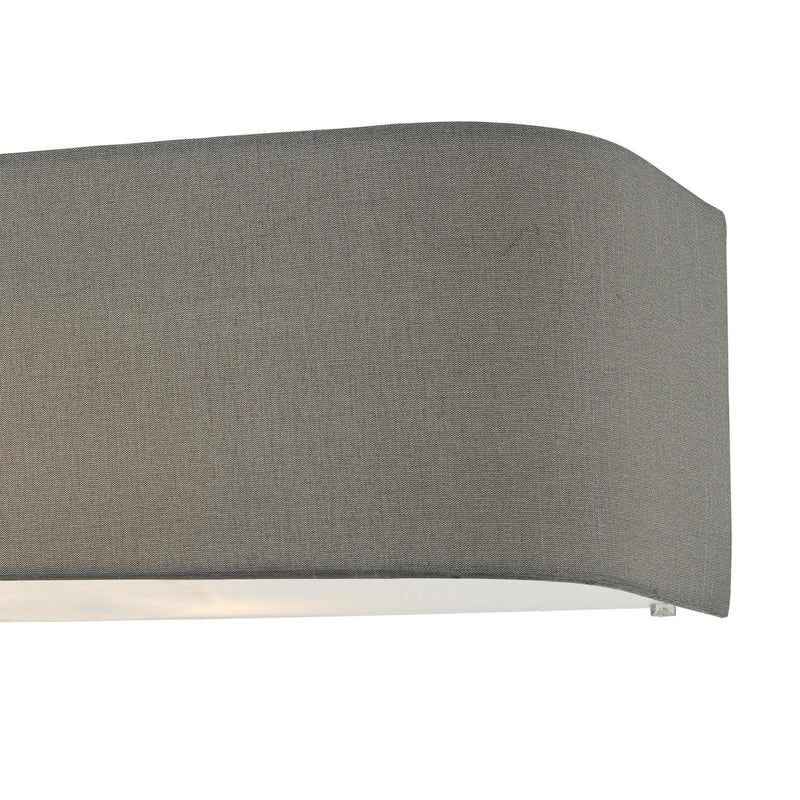 Dar Lighting Ronda 2 Light Wall Light Grey • RON0939