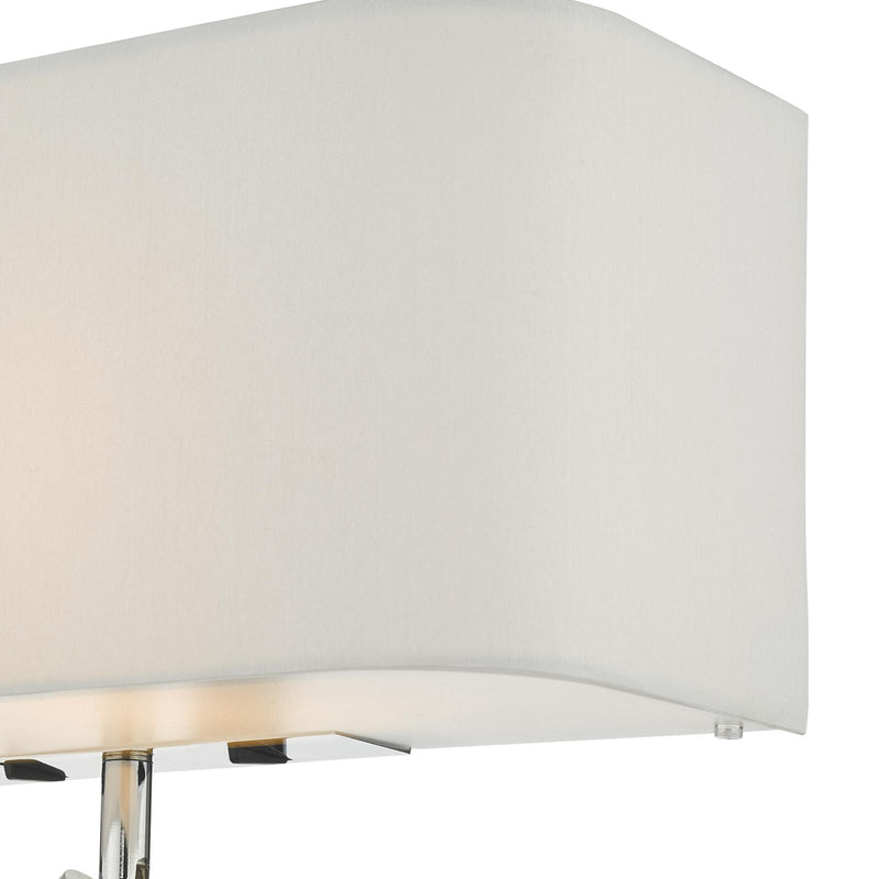 Dar Lighting Ronda 3 Light Wall Light Ivory With LED Reading Light • RON712L