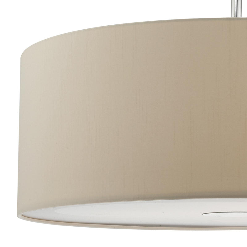 Dar Lighting Ronda Ecru Faux Silk Easy Fit Shade 60cm • RON8629