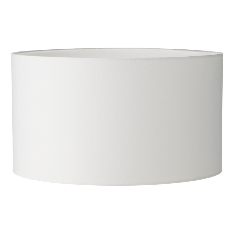 Dar Lighting Tuscan Ivory Cotton Drum Shade 40cm • S1056