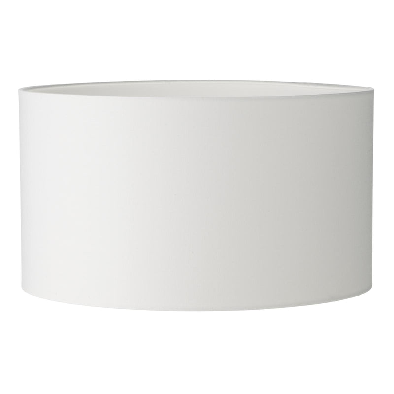 Dar Lighting Tuscan Ivory Cotton Drum Shade 30cm • S1058