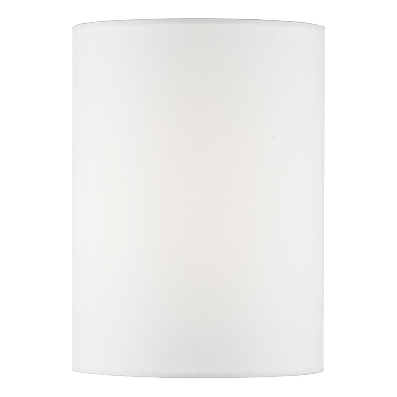 Dar Lighting Tuscan Ivory Cotton Cylinder Shade 13cm • S1061