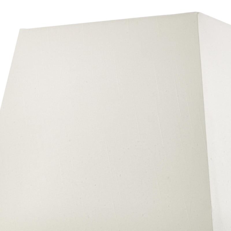 Dar Lighting S1101 Ivory Faux Silk Tapered Square Shade 37cm • S1101