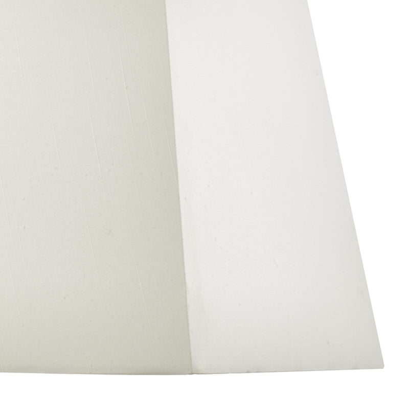 Dar Lighting S1101 Ivory Faux Silk Tapered Square Shade 37cm • S1101