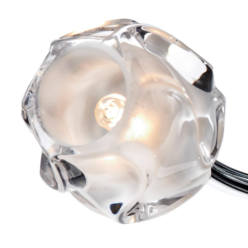 Dar Lighting Seattle 3 Light Semi Flush Polished Chrome • SEA5350