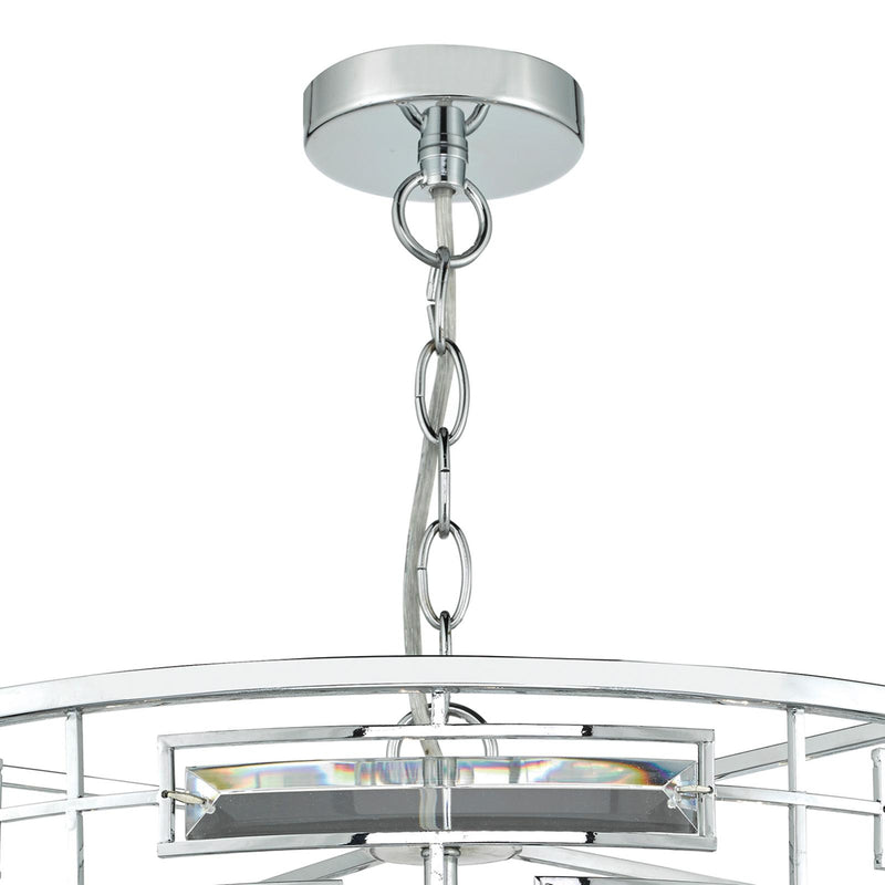 Dar Lighting Seville 6 Light Pendant K9 Crystal Polished Chrome  • SEV0650