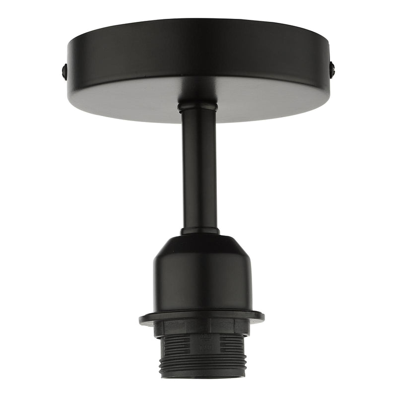 Dar Lighting SF0122 Semi Flush Suspension Matt Black Bracket Only • SF0122