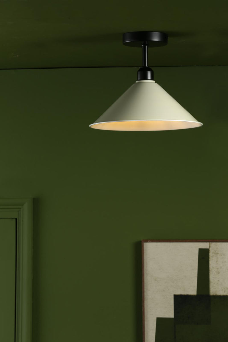 Dar Lighting SF0122 Semi Flush Suspension Matt Black Bracket Only • SF0122