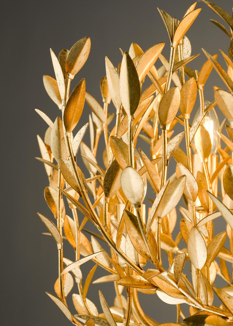 Dar Lighting Silvius 9 Light Pendant Gold Leaf • SIL1335