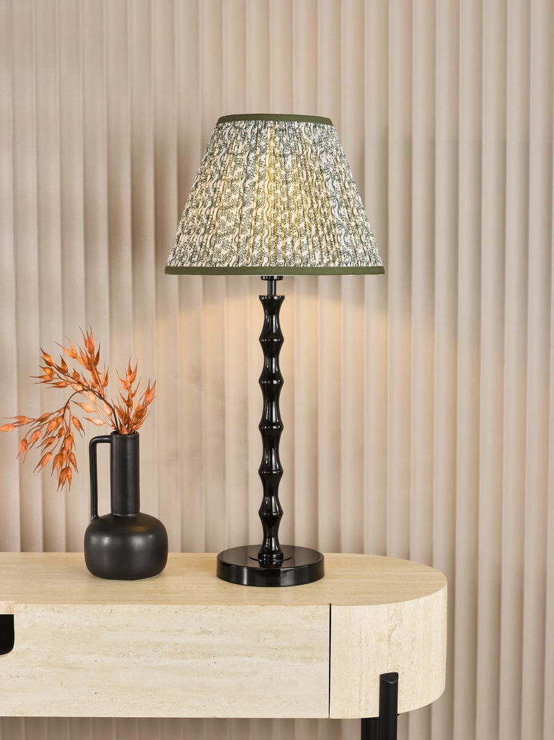 Dar Lighting Siyanda Table Lamp Black With Shade • SIY4222-EST1224