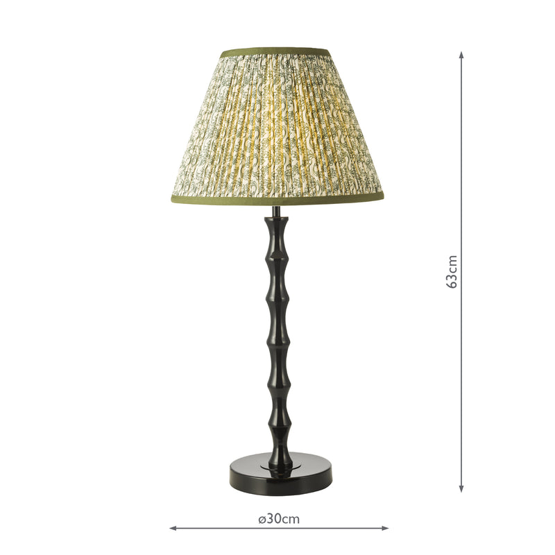 Dar Lighting Siyanda Table Lamp Black With Shade • SIY4222-EST1224