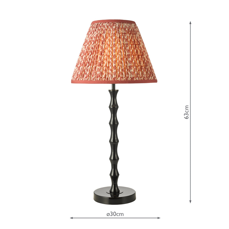 Dar Lighting Siyanda Table Lamp Black With Shade • SIY4222-EST1225