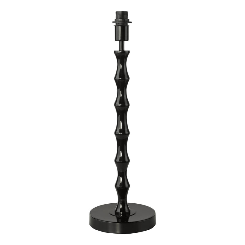 Dar Lighting Siyanda Table Lamp Satin Black Base Only • SIY4222