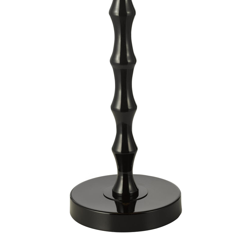 Dar Lighting Siyanda Table Lamp Satin Black Base Only • SIY4222
