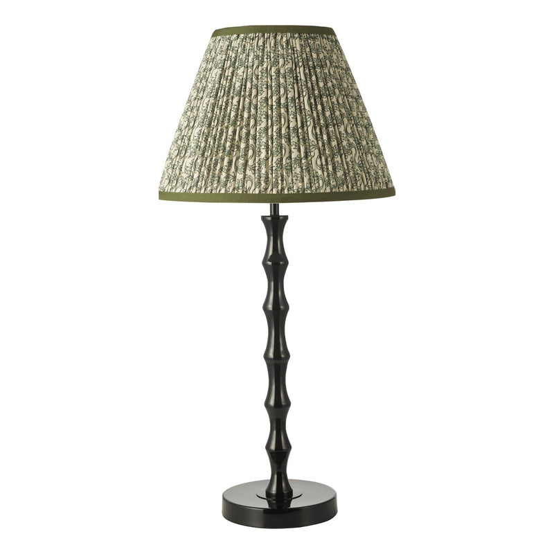 Dar Lighting Siyanda Table Lamp Satin Black Base Only • SIY4222