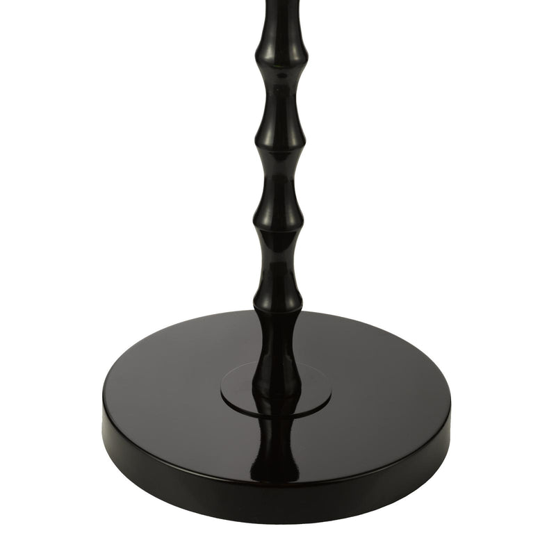 Dar Lighting Siyanda Floor Lamp Satin Black Base Only • SIY4922