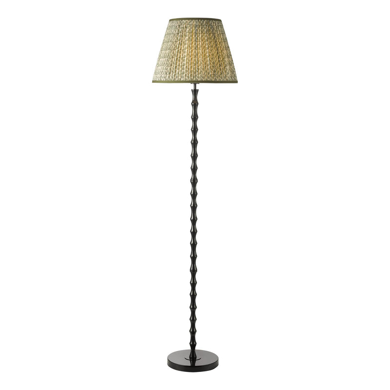 Dar Lighting Siyanda Floor Lamp Satin Black Base Only • SIY4922