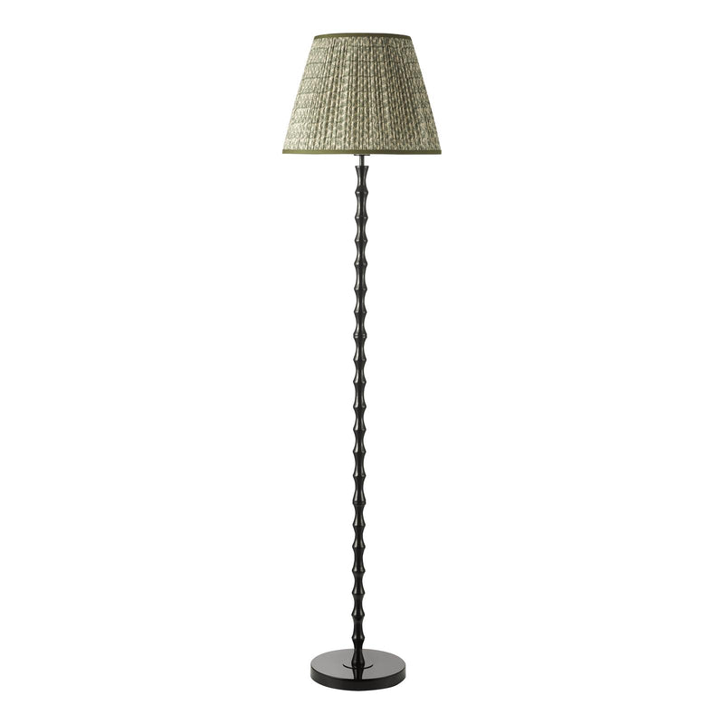 Dar Lighting Siyanda Floor Lamp Satin Black Base Only • SIY4922