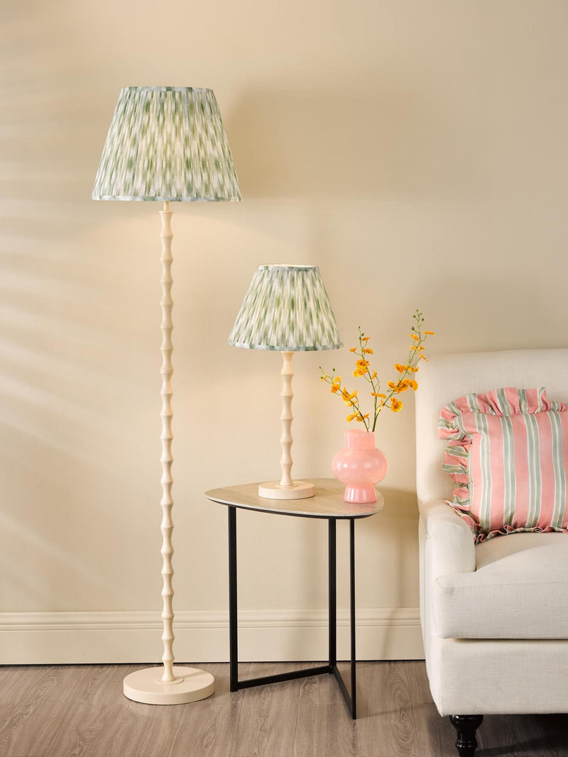 Dar Lighting Siyanda Floor Lamp Cream With Shade • SIY4933-IKA1624