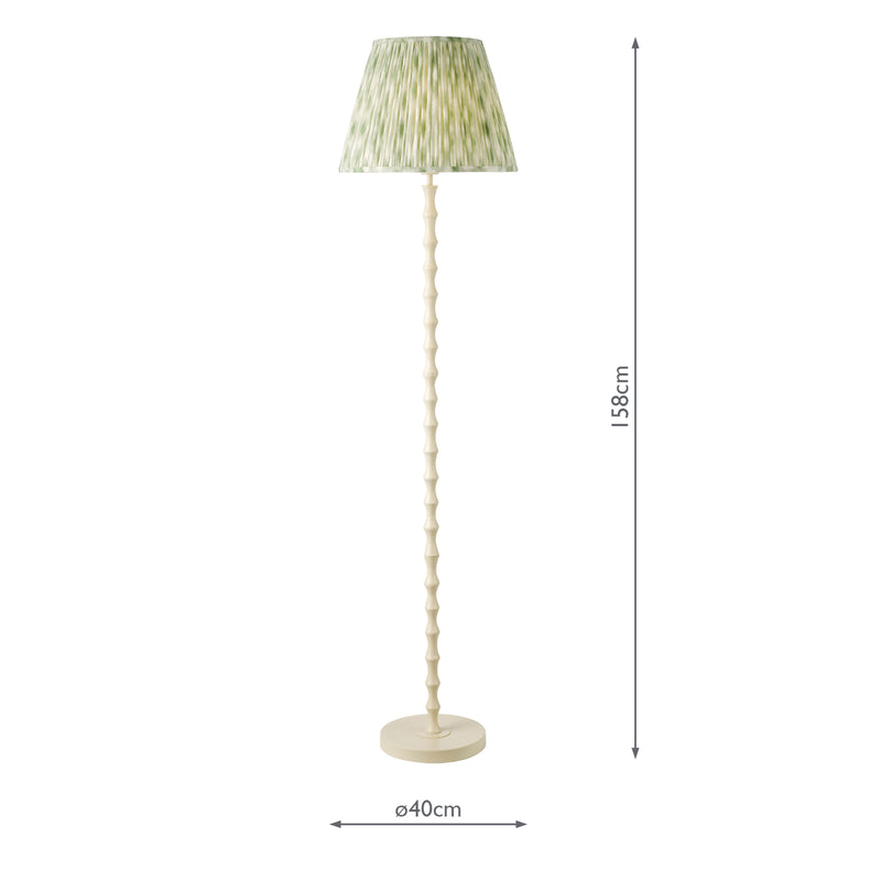 Dar Lighting Siyanda Floor Lamp Cream With Shade • SIY4933-IKA1624