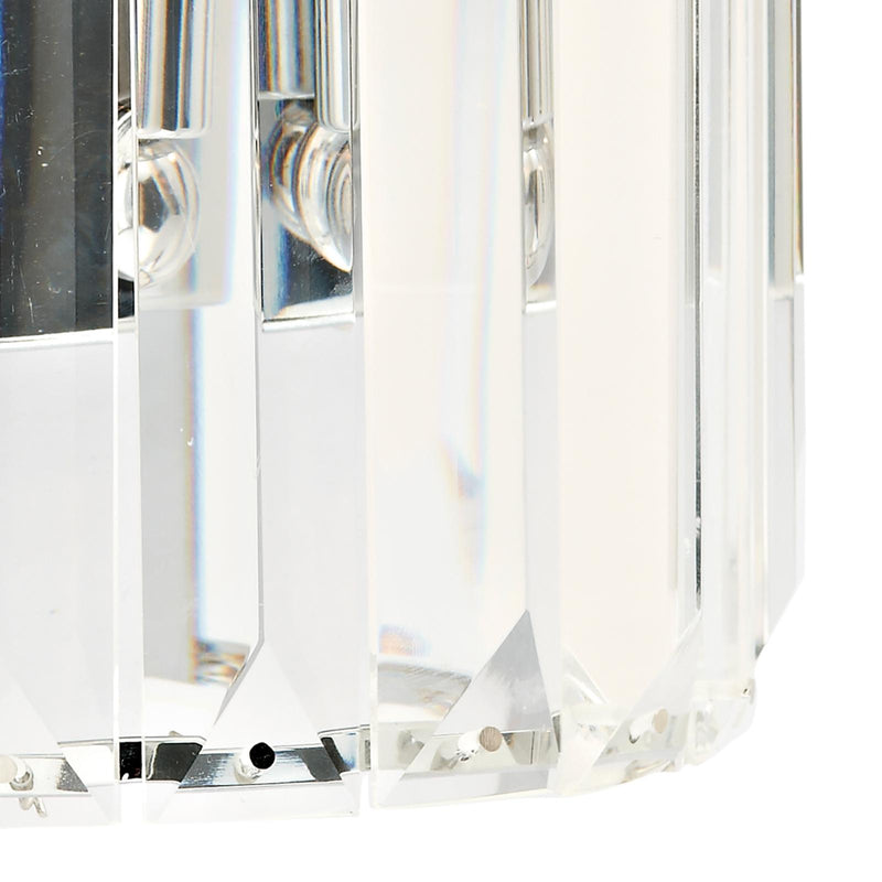 Dar Lighting Sketch Wall Light Polished Chrome Crystal • SKE0750