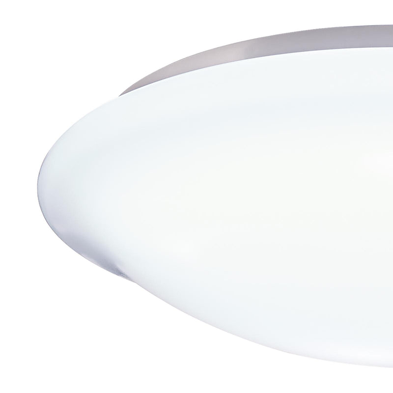 Dar Lighting Sky Bathroom Flush White Acrylic IP44 • SKY522