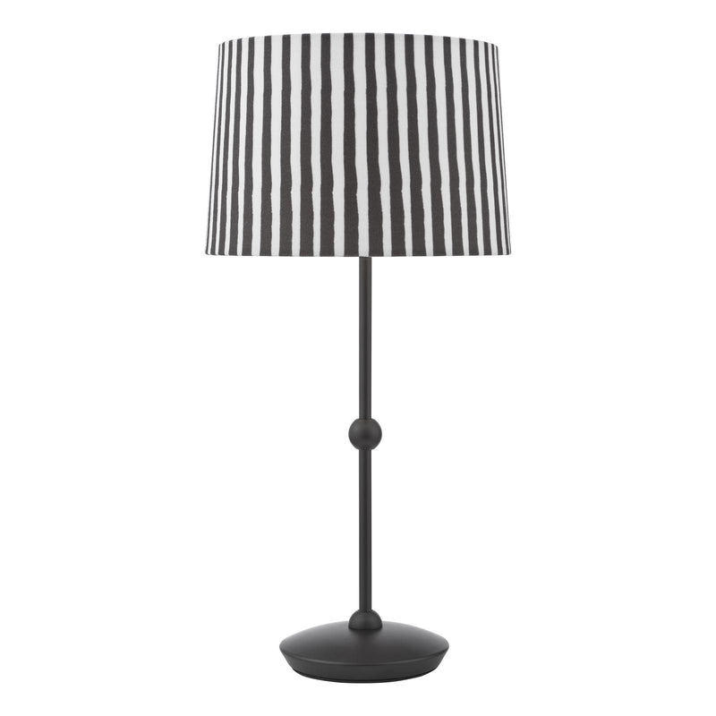 Dar Lighting Sosa Table Lamp Matt Black With Shade • SOS4222