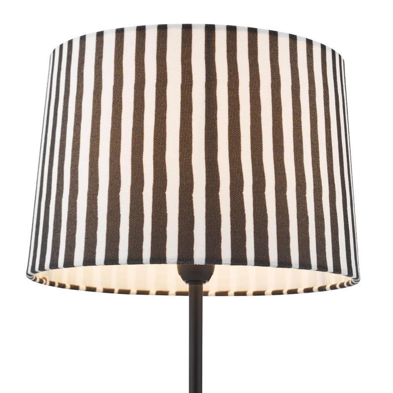 Dar Lighting Sosa Table Lamp Matt Black With Shade • SOS4222