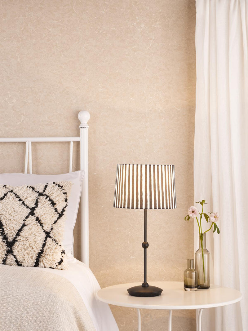 Dar Lighting Sosa Table Lamp Matt Black With Shade • SOS4222