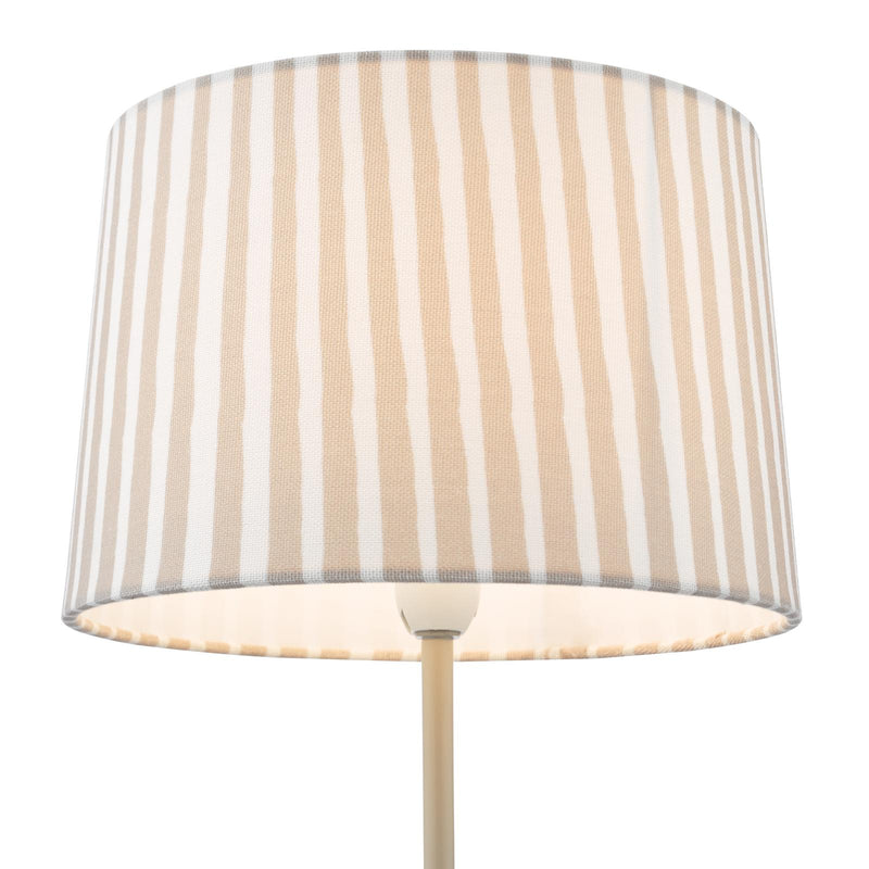 Dar Lighting Sosa Table Lamp Matt Taupe With Shade • SOS4229