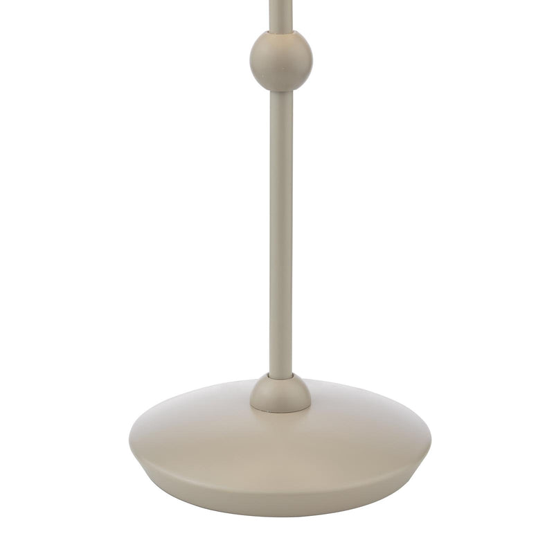 Dar Lighting Sosa Table Lamp Matt Taupe With Shade • SOS4229