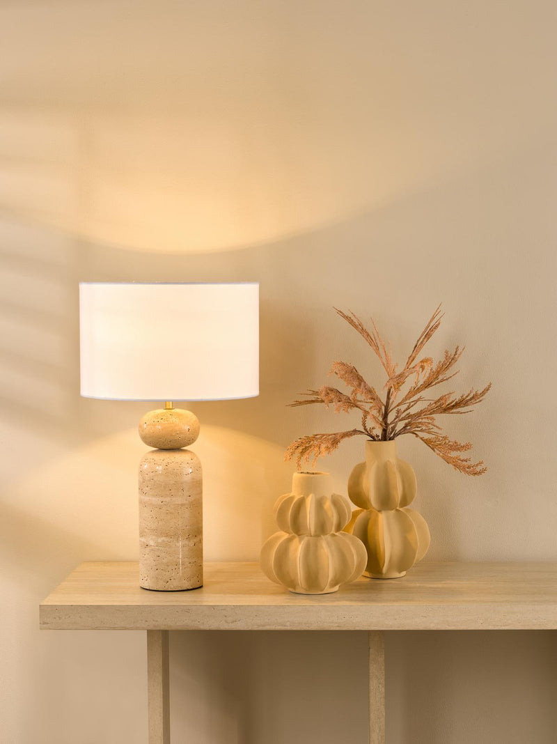Dar Lighting Soyala Table Lamp Brown Base Only • SOY4229