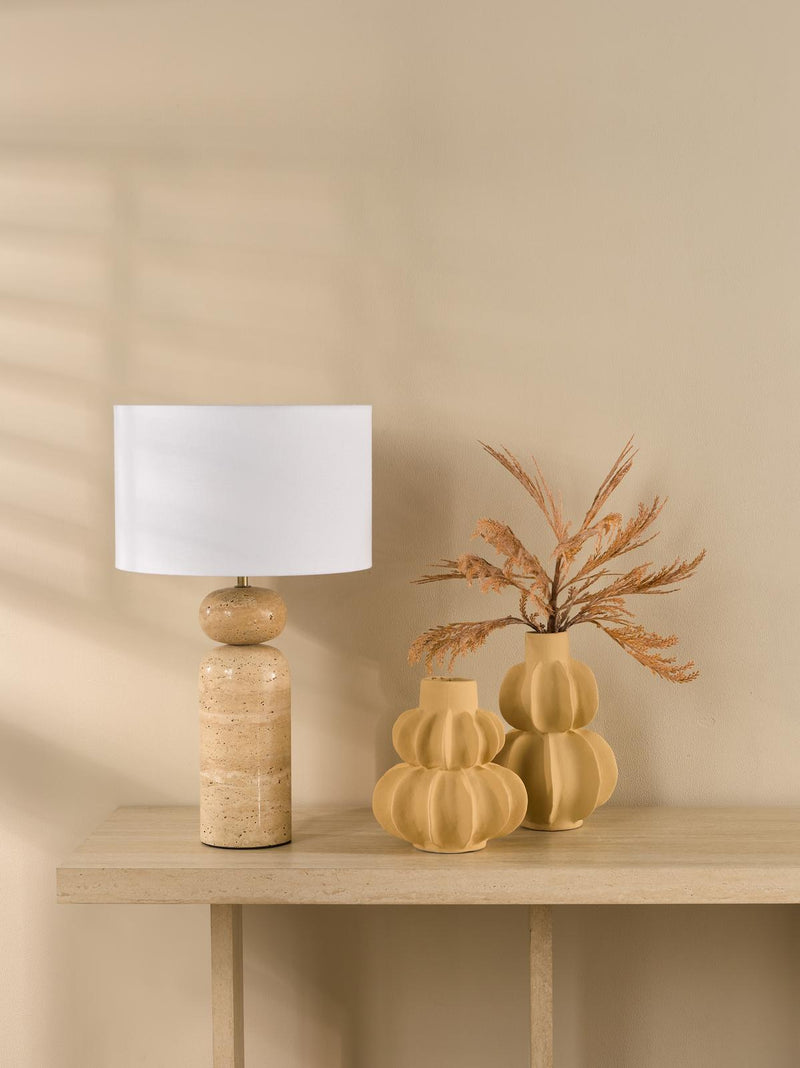 Dar Lighting Soyala Table Lamp Brown Base Only • SOY4229