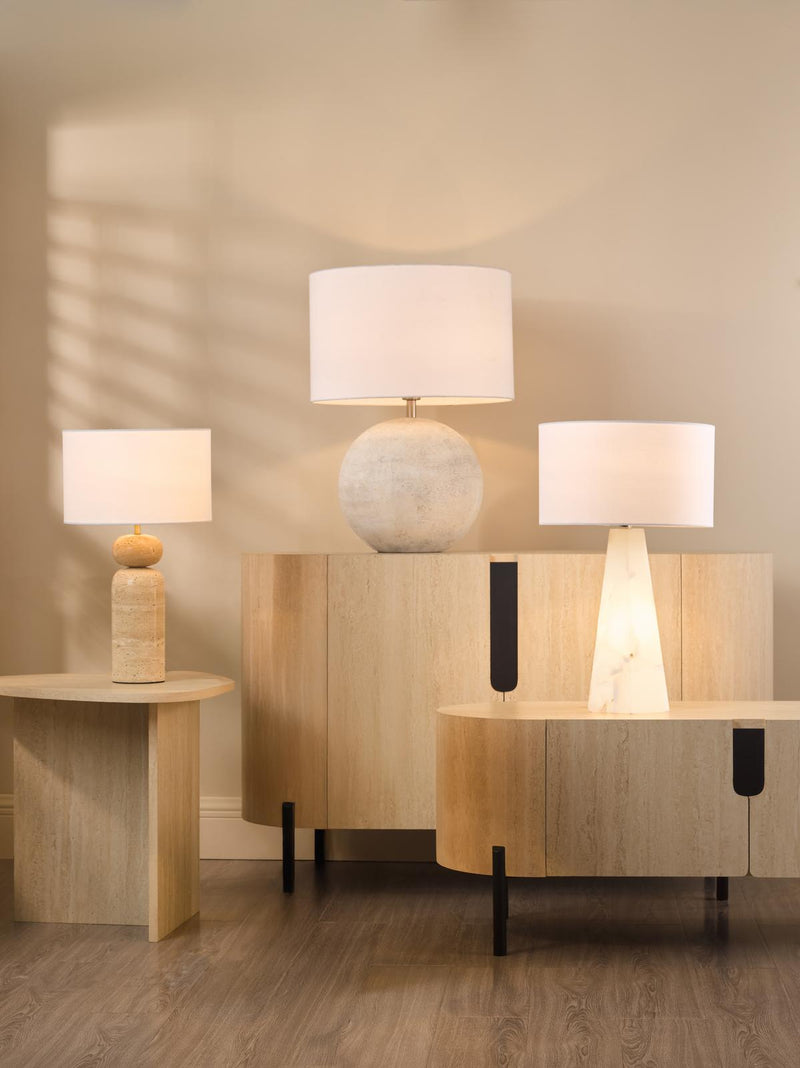Dar Lighting Soyala Table Lamp Brown Base Only • SOY4229